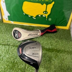 Mizuno Golf MP Titanium RH 3 Wood 15° R Flex Fubuki EXS HeadCover Golfpride Grip